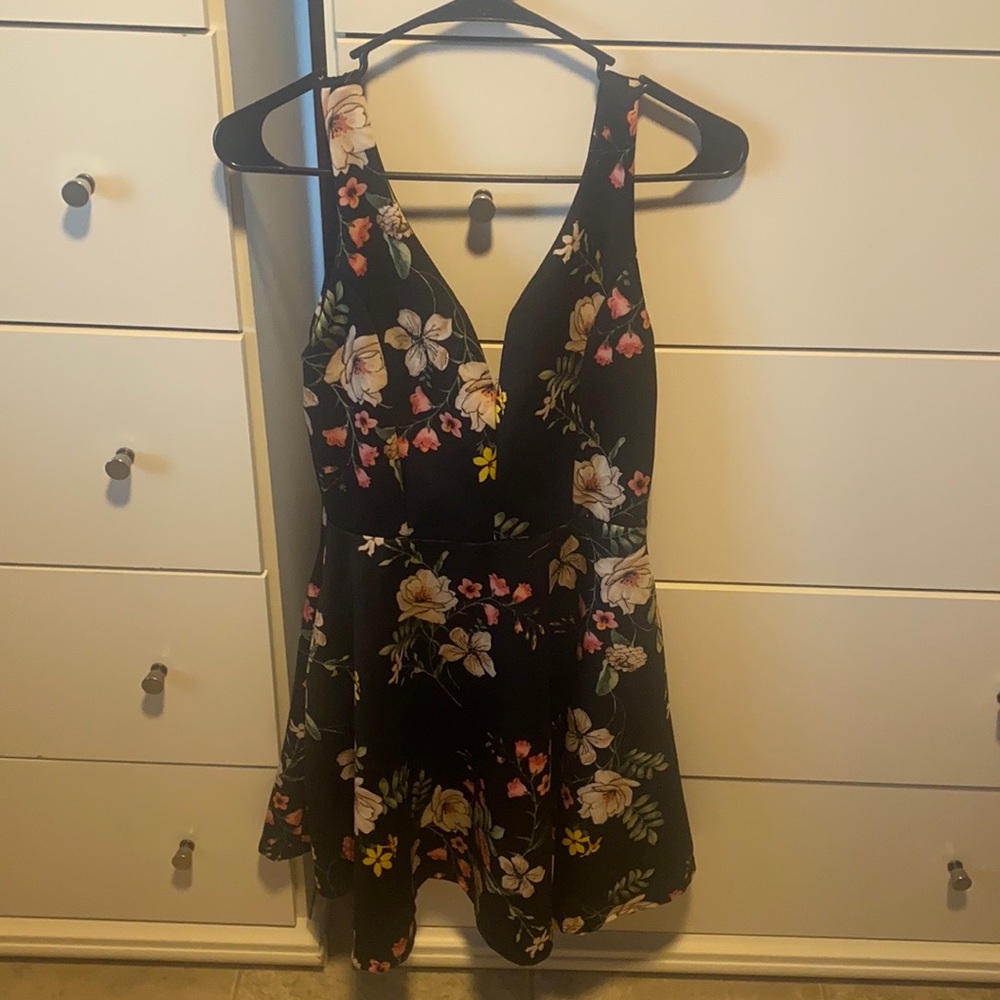 Short floral dress